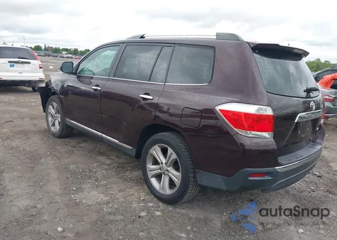 2013 Toyota Highlander Limited V6 from USA, damaged, VIN 5TDDK3EH1DS275763